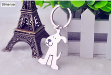 Load image into Gallery viewer, Metal Dog Keychain Key Ring fashion accessory