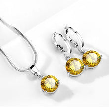 Load image into Gallery viewer, CARSINEL 21 Colors Jewelry Sets for Women Round