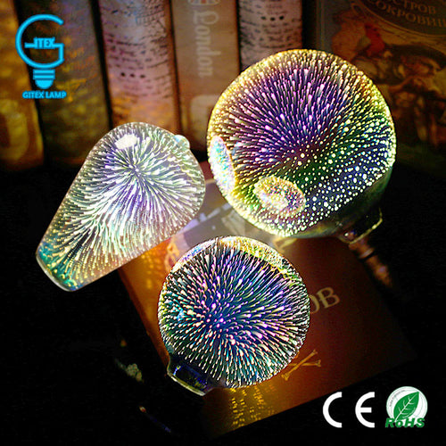 3D Colourful Star LED Edison