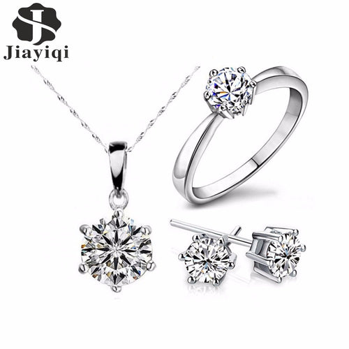 2018 Hot Sale Silver Color Fashion Jewelry Sets