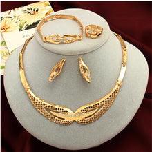 Load image into Gallery viewer, Dubai Gold Jewelry Sets Nigerian Wedding