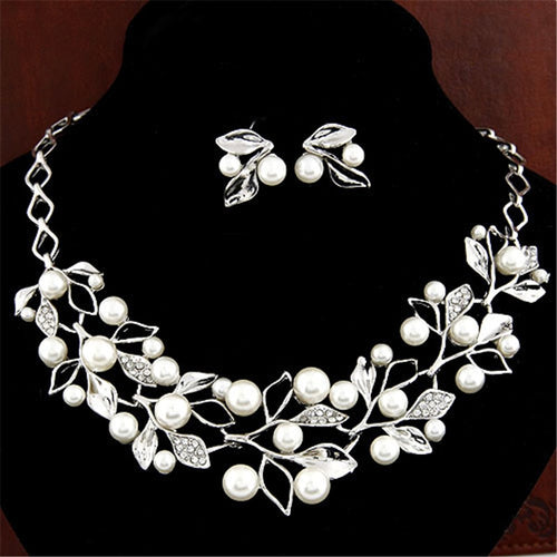 ZOSHI Elegant Simulated Pearl Bridal Jewelry Sets Wedding