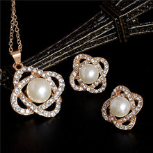 Load image into Gallery viewer, ZOSHI Elegant Simulated Pearl Bridal Jewelry Sets Wedding