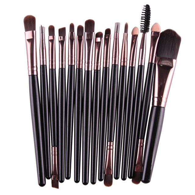 15Pcs Makeup Brushes Set Eye