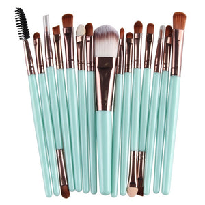15Pcs Makeup Brushes Set Eye