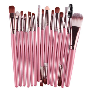 15Pcs Makeup Brushes Set Eye