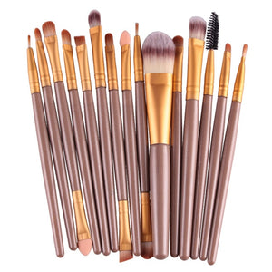 15Pcs Makeup Brushes Set Eye