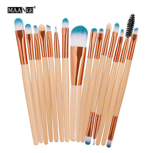 15Pcs Makeup Brushes Set Eye