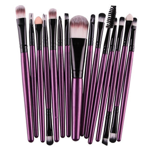 15Pcs Makeup Brushes Set Eye