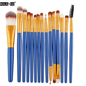 15Pcs Makeup Brushes Set Eye