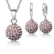 Load image into Gallery viewer, YAAMELI Shiny Latest Jewelry Set 925 Sterling Silver Austrian Crystal