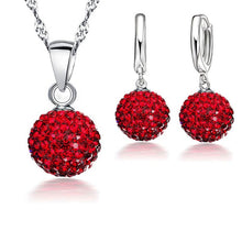 Load image into Gallery viewer, YAAMELI Shiny Latest Jewelry Set 925 Sterling Silver Austrian Crystal