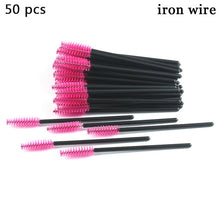 Load image into Gallery viewer, Eyelash Extension Disposable Eyebrow brush Mascara Wand Applicator Spoolers Eye Lashes Cosmetic Brushes Set makeup tools