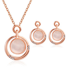 Load image into Gallery viewer, Opal Jewelry Sets For Woman Pendant Necklaces Choker Water
