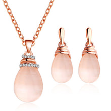 Load image into Gallery viewer, Opal Jewelry Sets For Woman Pendant Necklaces Choker Water