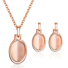 Load image into Gallery viewer, Opal Jewelry Sets For Woman Pendant Necklaces Choker Water