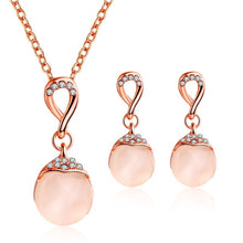 Load image into Gallery viewer, Opal Jewelry Sets For Woman Pendant Necklaces Choker Water
