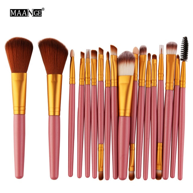 6/15/18Pcs Makeup Brushes Tool Set Cosmetic Powder Eye