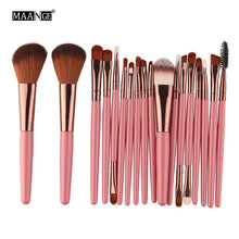 Load image into Gallery viewer, 6/15/18Pcs Makeup Brushes Tool Set Cosmetic Powder Eye