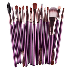 Load image into Gallery viewer, 6/15/18Pcs Makeup Brushes Tool Set Cosmetic Powder Eye