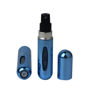 5ml Portable Mini Refillable Perfume Bottle With Spray Scent Pump Empty Cosmetic Containers Spray Atomizer Bottle For Travel New