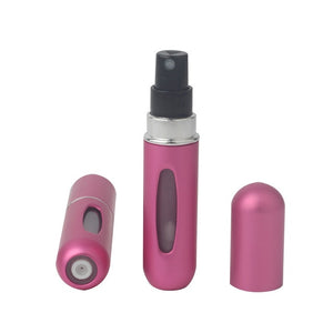 5ml Portable Mini Refillable Perfume Bottle With Spray Scent Pump Empty Cosmetic Containers Spray Atomizer Bottle For Travel New