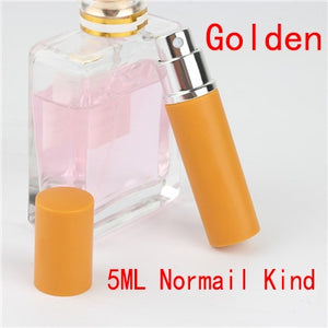 5ml Portable Mini Refillable Perfume Bottle With Spray Scent Pump Empty Cosmetic Containers Spray Atomizer Bottle For Travel New