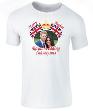 Load image into Gallery viewer, Prince Harry And Meghan Markle Royal Wedding 2018 T-Shirt Men Women Unisex Gift