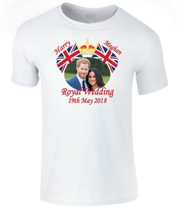 Prince Harry And Meghan Markle Royal Wedding 2018 T-Shirt Men Women Unisex Gift