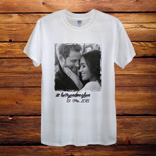 Load image into Gallery viewer, Prince Harry And Meghan Markle Royal Wedding 2018 T-Shirt Men Women Unisex Gift