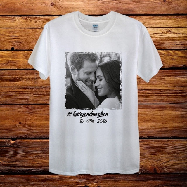 Prince Harry And Meghan Markle Royal Wedding 2018 T-Shirt Men Women Unisex Gift