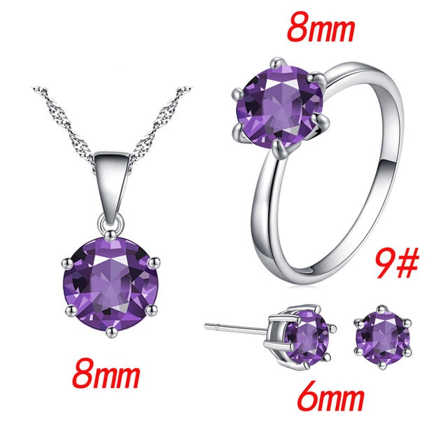 2018 Hot Sale Silver Color Fashion Jewelry Sets
