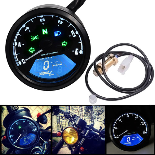Motorcycle Meter LED digita Indicator light