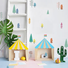 Load image into Gallery viewer, 18/24 pcs/set Cartoon Rainbow Wall Sticker Transparent  Children Room
