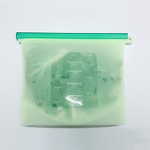 Load image into Gallery viewer, 4PCS 1000ml Kitchen Food Sealing Storage Bag Reusable Refrigerator Fresh Bags Silicone Fruit Meat Ziplock Kitchen Organizer