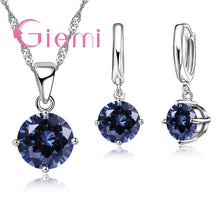 Load image into Gallery viewer, Giemi Hot Sale 8 Colors Crystal Pendant Necklace