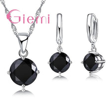 Load image into Gallery viewer, Giemi Hot Sale 8 Colors Crystal Pendant Necklace