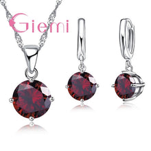 Load image into Gallery viewer, Giemi Hot Sale 8 Colors Crystal Pendant Necklace